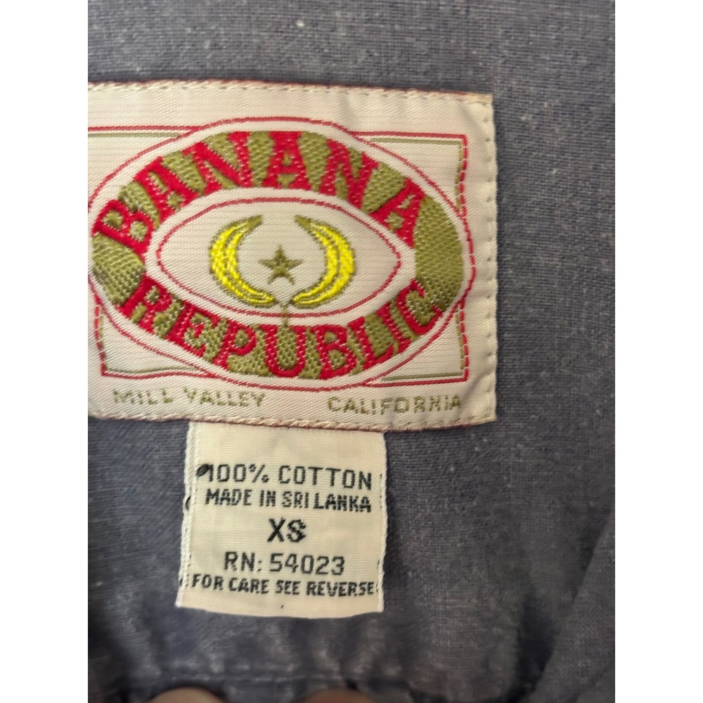 Vintage Banana Republic Cotton Utility Jumpsuit Boiler Suit Grey XS Mill Valley - Picture 7 of 10